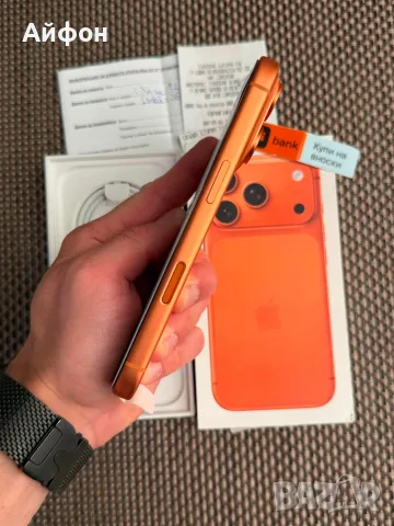 НОВ! 512Gb*ЛИЗИНГ* iPhone 17 Pro Cosmic Orange 24М ГАРАНЦИЯ, снимка 9 - Apple iPhone - 55692691