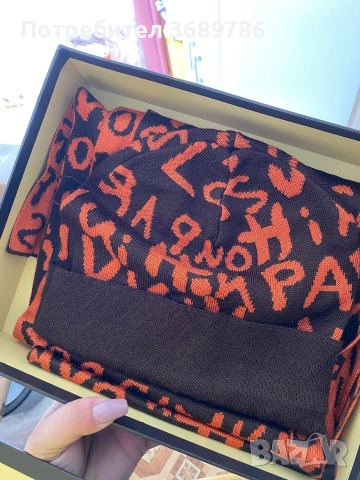 Шапка и шал , снимка 3 - Шалове - 54236630