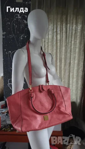 MCM оригинална чанта естествена кожа, снимка 15 - Чанти - 55625650
