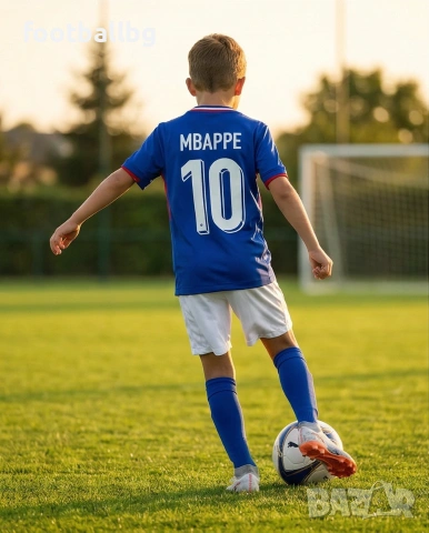 MBAPPE 10 💙⚽️ детско юношески футболни екипи Франция НОВО сезон 2026-27 година 