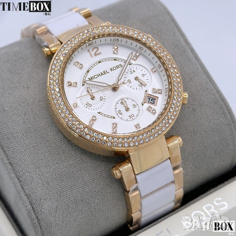 Michael Kors MK5774 Parker Chronograph. Нов дамски часовник, снимка 3 - Дамски - 38810692
