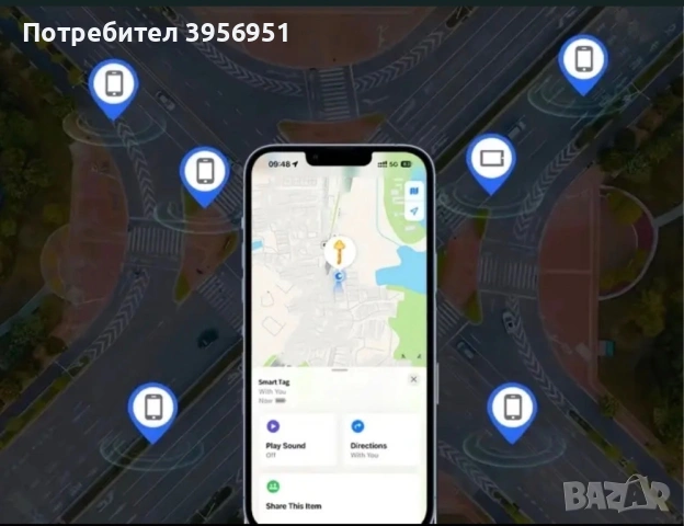Air smart tag проследяващо устройство, снимка 3 - Друга електроника - 54848137