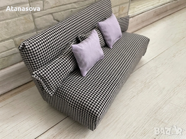 Мини диван за кукла Барби , снимка 5 - Кукли - 54616261