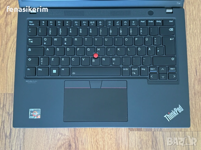 14' Full HD+ Ryzen 5 PRO 6650u Lenovo ThinkPad T14 Gen 3 32GB LPDDR5/512GB NVMe/Radeon/Бат 10ч, снимка 11 - Лаптопи за работа - 54542335