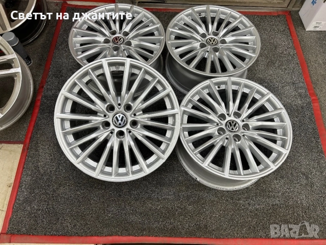 Джанти 17 Цола 5х112 Audi A4 A5 A6 Skoda VW Passat Tiguan Golf Touaran Caddy Skoda , снимка 2 - Гуми и джанти - 53637022
