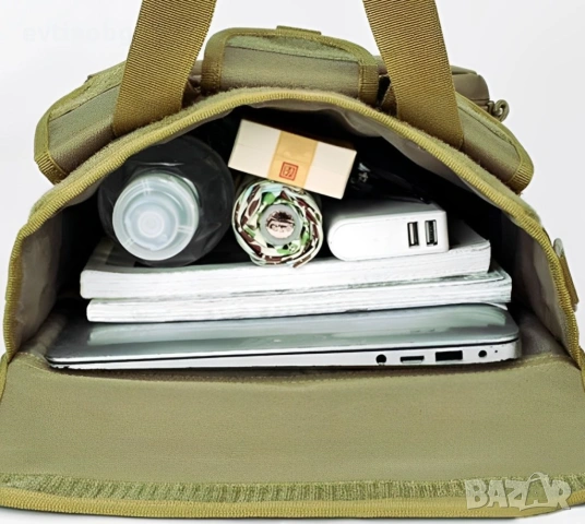 Мъжка чанта за къмпинг през рамо с множество джобове, снимка 5 - Раници - 54105579
