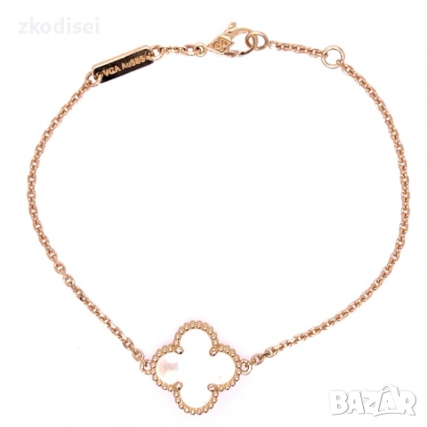 Златна дамска гривна Van Cleef 3,86гр. 17,5см. 14кр. проба:585 модел:37812-1