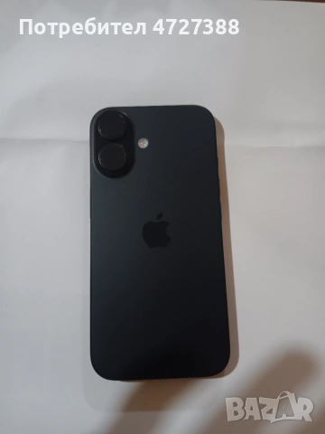 iPhone 16 black 128GB 100% 3 години гаранция, снимка 2 - Apple iPhone - 55212170