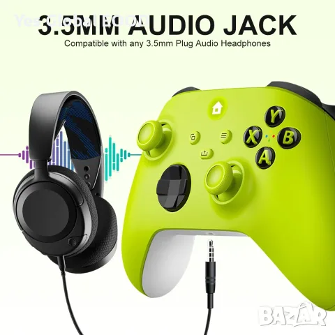 Безжичен Xbox контролер 2.4 GHz – жълт, снимка 4 - Аксесоари - 55662681
