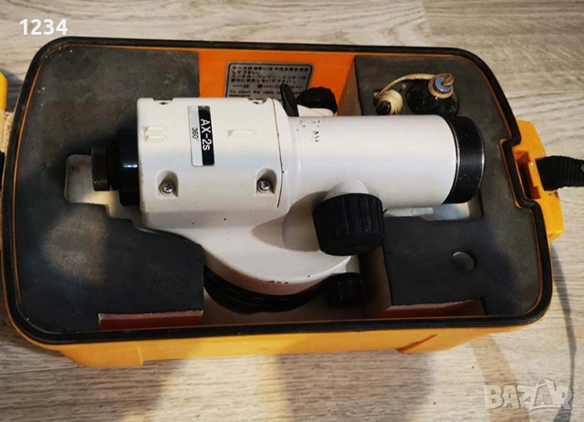 Японски оптичен автоматичен нивелир NIKON AZ-1 калиброван 20x, снимка 8 - Други инструменти - 55149697