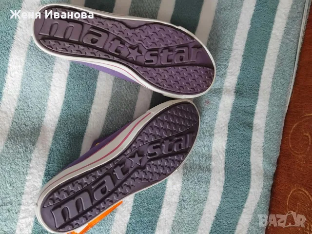 Оригинални спортни кецове MatStar. Номер 38. Състояние ново .От текстилна материя.Имат хубав грайф, снимка 5 - Кецове - 55602981