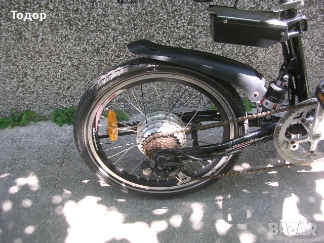 Ел колело MAXXUS 20" сгъваемо, снимка 2 - Велосипеди - 55186942