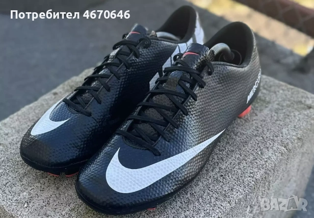 Футболни бутонки Nike Mercurial Vapor IX FG, снимка 3 - Футбол - 54827564