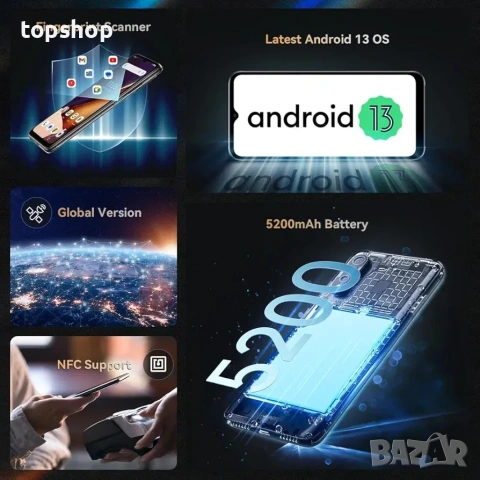 Чисто нов CUBOT X70 12GB RAM 256GB 100MP Камера Пълен комплект , снимка 14 - Други - 55182637