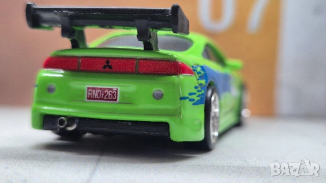Mitsubishi eclipse fast and furious hot wheels , снимка 2 - Колекции - 54783223