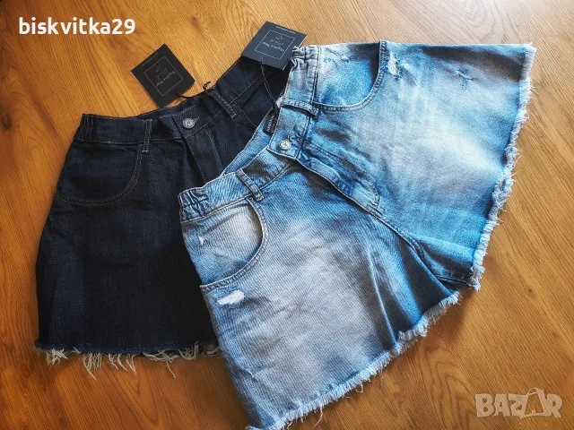 Комплект дънкови къси панталони с етикети Negative wear, снимка 2 - Къси панталони и бермуди - 55548590