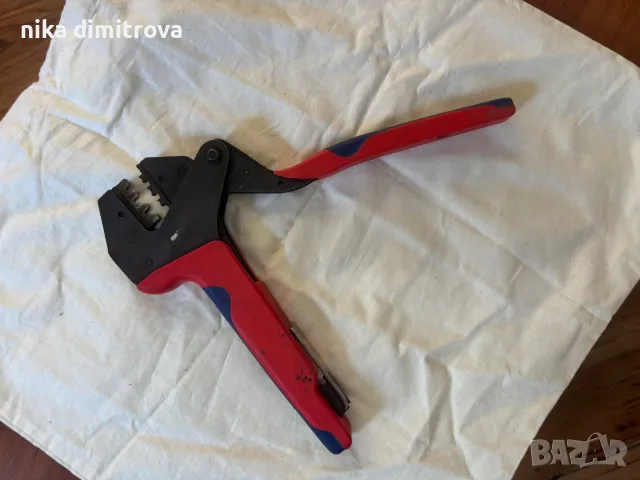 Кербовъчни клещи KNIPEX, снимка 3 - Клещи - 55582973