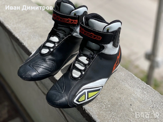 Мото боти Alpinestars 42 размер, снимка 3 - Спортни обувки - 54694240