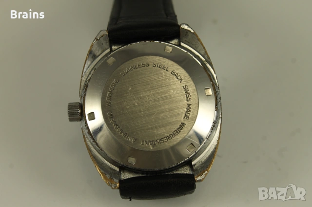 1960's JURA BERNOIS Automatic Швейцарски Ръчен Часовник, снимка 7 - Мъжки - 54853638
