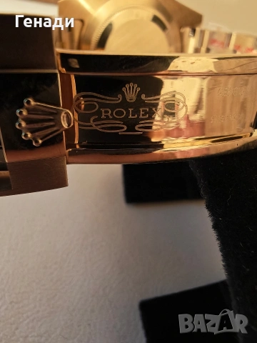 Мъжки часовник Submariner Gold / Black – Автоматик, снимка 9 - Мъжки - 55003654