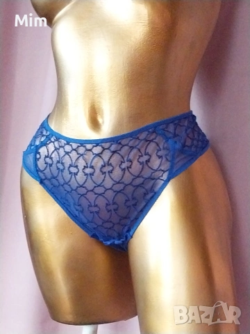 M/L Синя ефирна бикина , снимка 5 - Бельо - 54489217