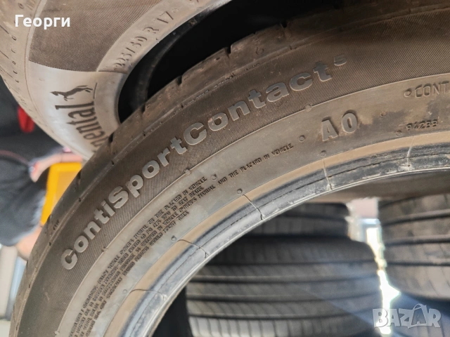 2бр. летни гуми 225/50/17 Continental, снимка 4 - Гуми и джанти - 54394531