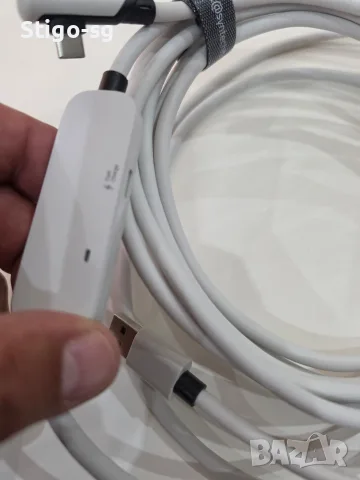 Syntech Link кабел със зареждане 5 м Съвместим с Oculus/Meta Quest 3S/3, Quest 2/Pro, Pico 4/Ultra, снимка 3 - Друга електроника - 55594520