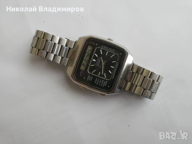 Seiko Сейко дигитален кварцов мъжки ръчен часовник рядък модел
