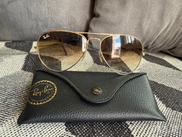 ray ban Aviator Large Metal , снимка 2 - Слънчеви и диоптрични очила - 54396308