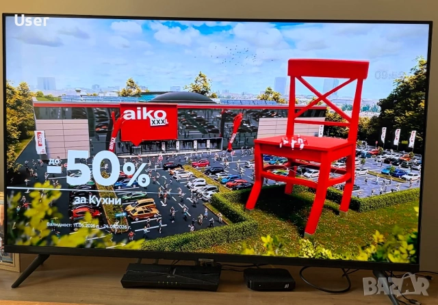 Телевизор Samsung UE50AU7092U 50” инча, снимка 2 - Телевизори - 54561134