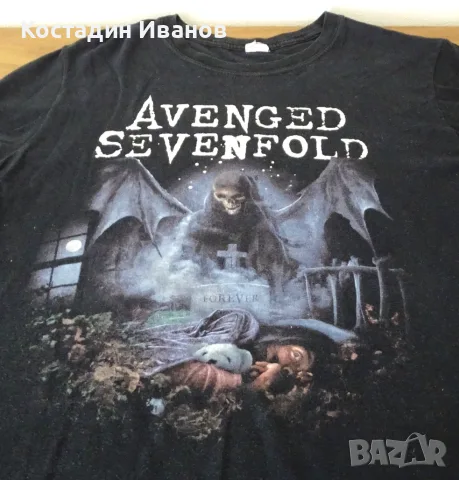 Avenged Sevenfold рок метъл тениска М, снимка 2 - Тениски - 55339130