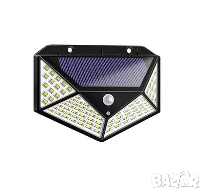 Соларна лампа 100 led диода със соларен панел - 5 броя, снимка 4 - Соларни лампи - 54971095