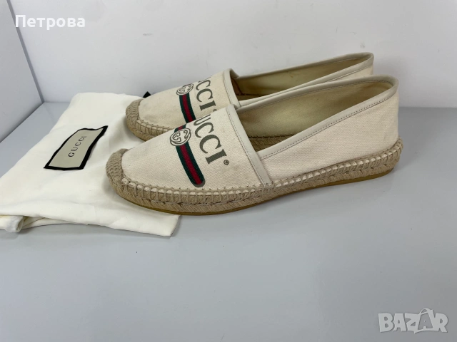 Бежови еспадрили Gucci 39 Оригинал