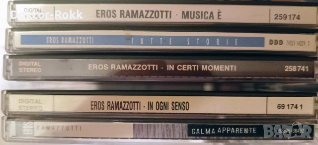 Eros Ramazotti - оригинални използвани дискове 