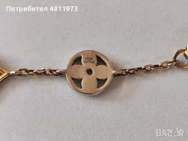 Посребрена гривна Louis Vuitton, снимка 5 - Гривни - 54667719