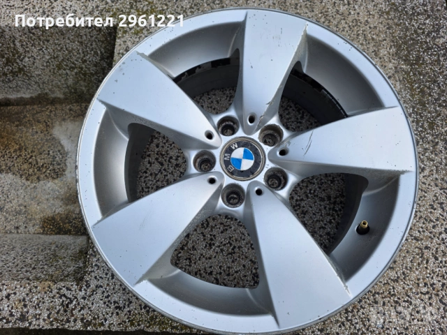 Продавам 2бр джанти 17 цола 5х120 за БМВ Е60 стил 138, снимка 3 - Гуми и джанти - 54204575