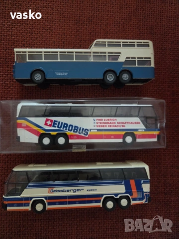 Brekina+Rietze 1:87 ,автобуси, снимка 2 - Колекции - 55005592