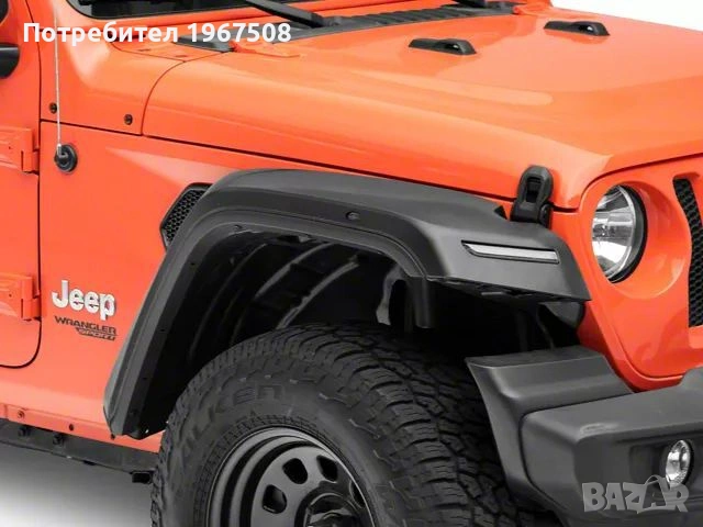 Вежди и метални подкалници за Jeep Wrangler JL 18 - 26, снимка 3 - Части - 54577503