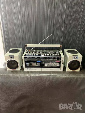 SANYO M-W24K VINTAGE RETRO BOOMBOX радио касетофон, снимка 3 - Радиокасетофони, транзистори - 55499373