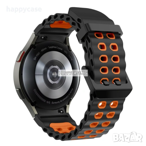 Samsung Galaxy Watch 7 6 5 4 3 / Pro / Classic / FE / MARINE Силиконова каишка, снимка 7 - Каишки за часовници - 54358866