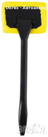 Микрофибърна кърпа с дръжка за автомобилни стъкла Dunlop - 40 × 13 см, снимка 2 - Аксесоари и консумативи - 55433488
