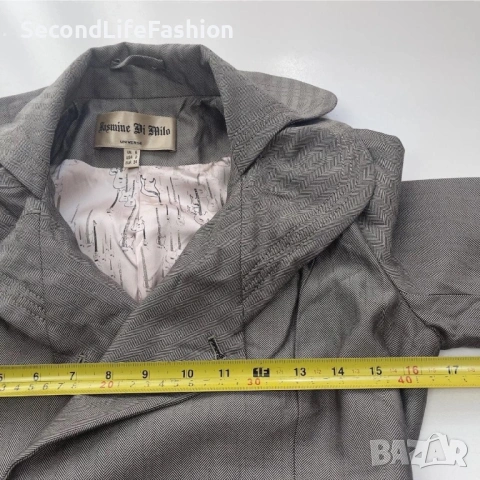 Jasmine di Milo дамско сако манто коприна размер XS, снимка 6 - Якета - 54155094