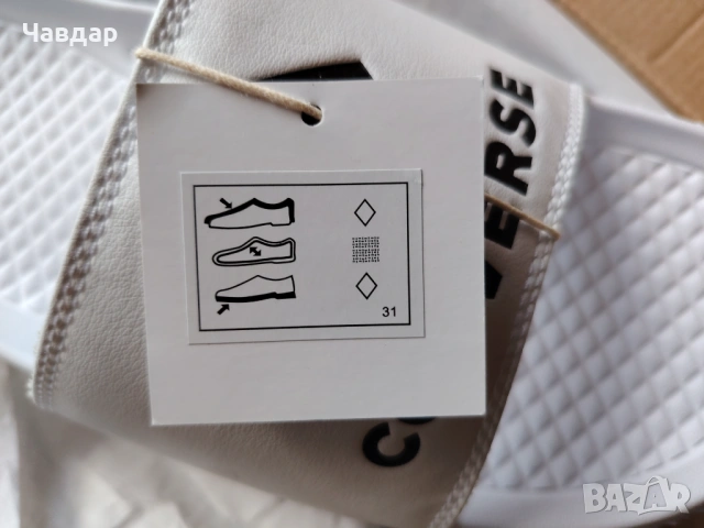 Мъжки чехли CONVERSE - размер 45/29 см., снимка 7 - Мъжки чехли - 54941711