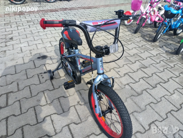 X Детски велосипед 16" MONSTER сив, снимка 9 - Велосипеди - 54395124