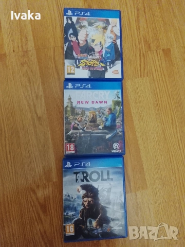 PS4 игри Far Cry, Naruto, Troll