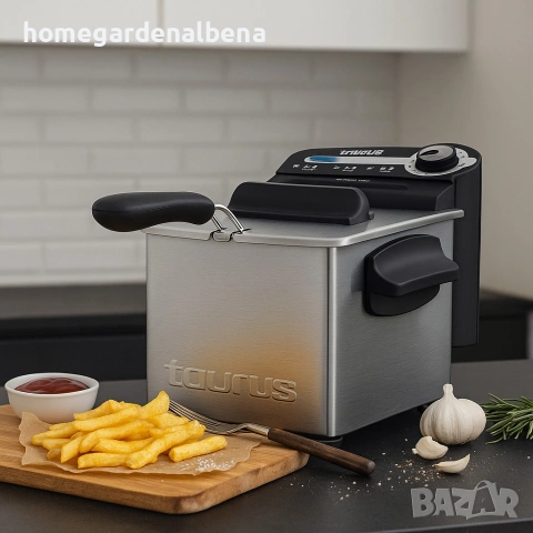 Професионален Фритюрник Taurus Professional 2 Plus | 2L | 1700W, снимка 2 - Фритюрници - 54208949