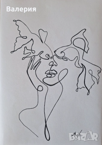 Минималистични рисунки, снимка 7 - Картини - 54072174