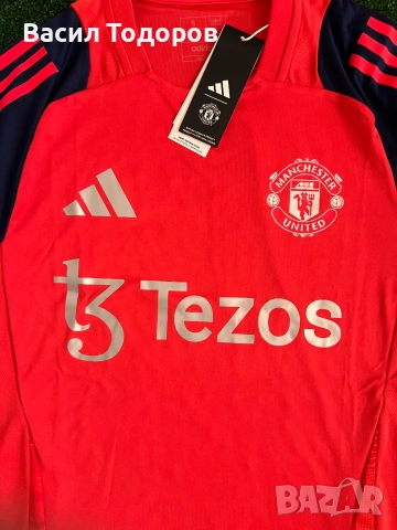 Лицензирана спортна тениска на Манчестър Юнайтед/ Manchester United/ Adidas размер S, снимка 2 - Тениски - 55050189