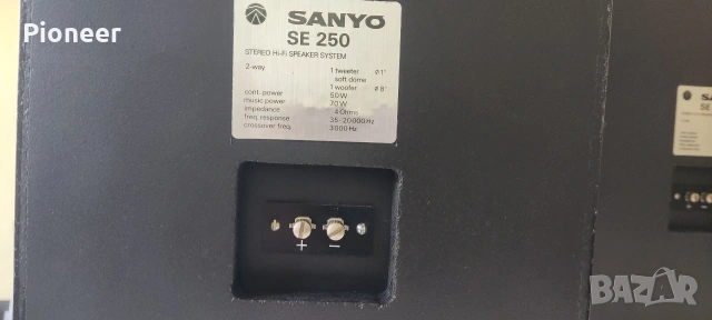 Тонколони SANYO SE 250, снимка 12 - Тонколони - 54445327