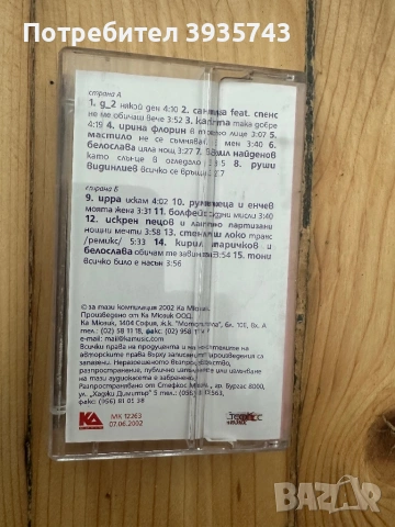НЕ Е СЪН  Аудио касетка оригинална, снимка 2 - Аудио касети - 54751997